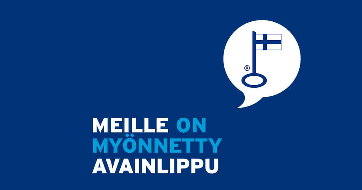 Finelcompille on myönnetty avainlippu - Avainlippu on merkki suomalaisesta työstä